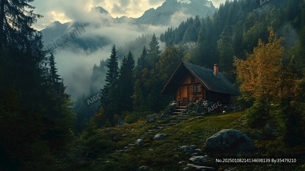 唯美山林小屋