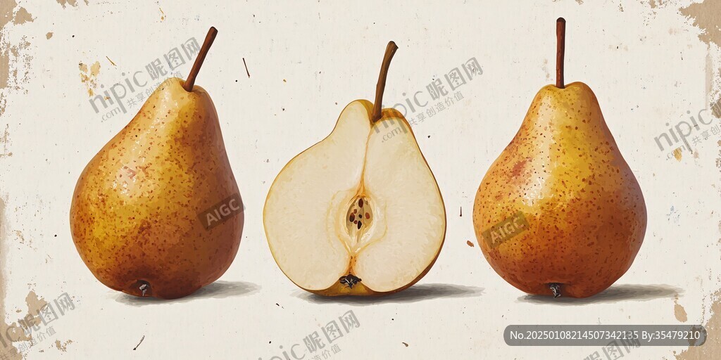 秋梨插畫