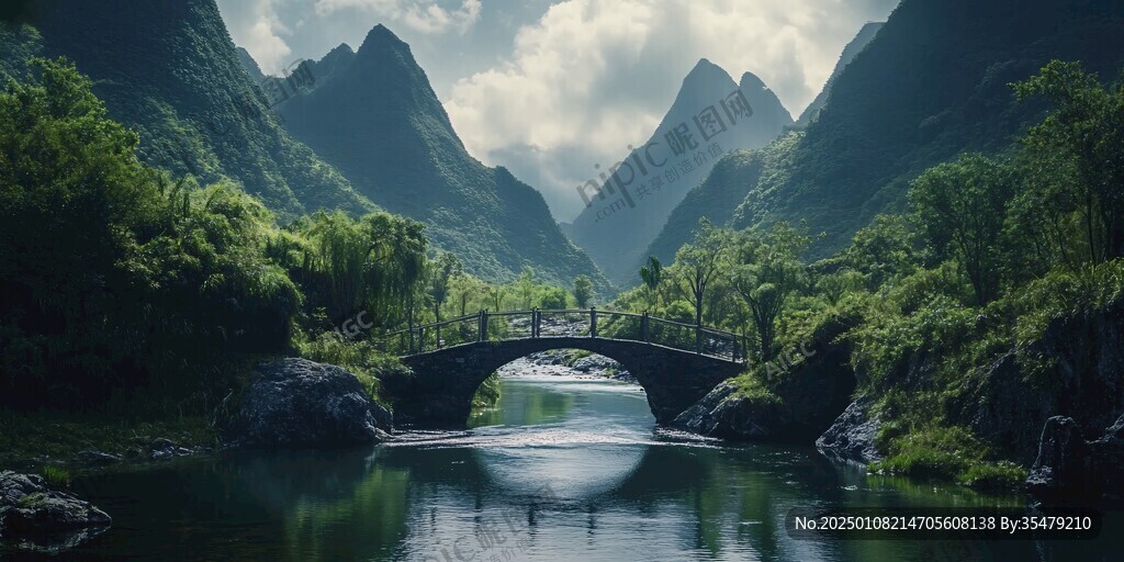 高清寬幅山水風光