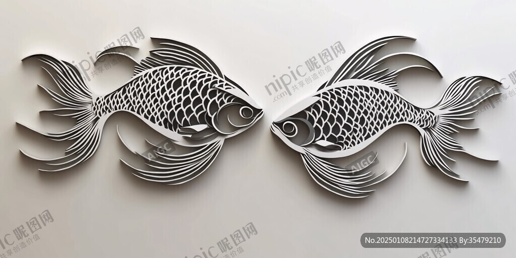 雙魚屏風