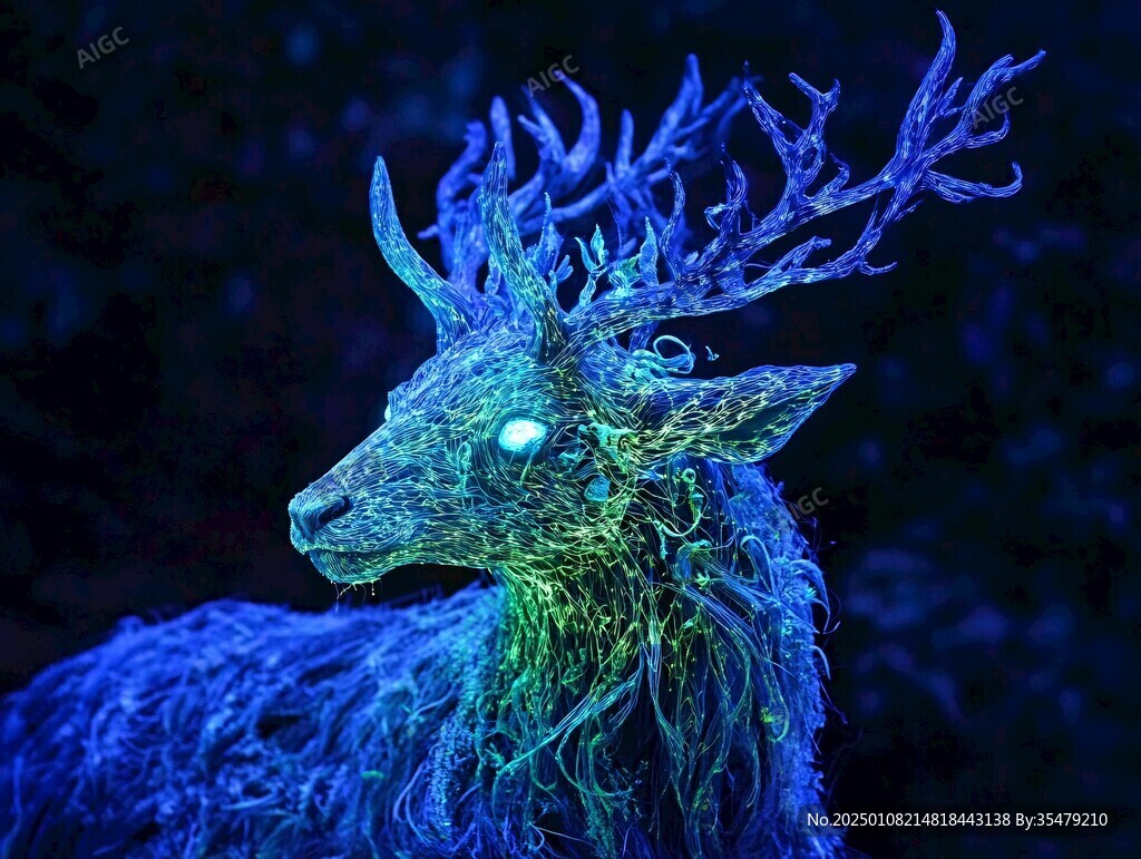 唯美夢幻鹿