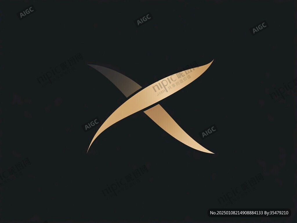 硬朗現(xiàn)代x標(biāo)志