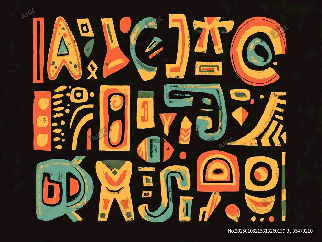 字母設計插畫