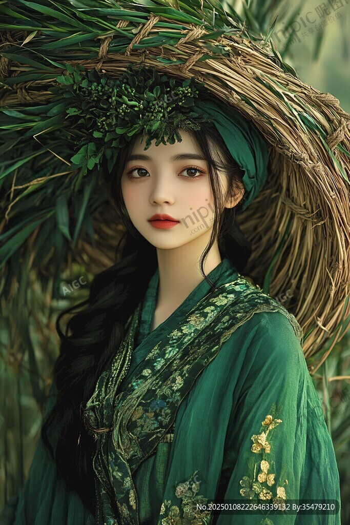 漢服美女插畫