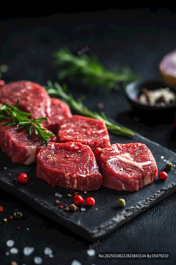 新鮮生鮮牛肉美食