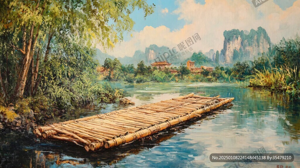 興坪古鎮(zhèn)油畫