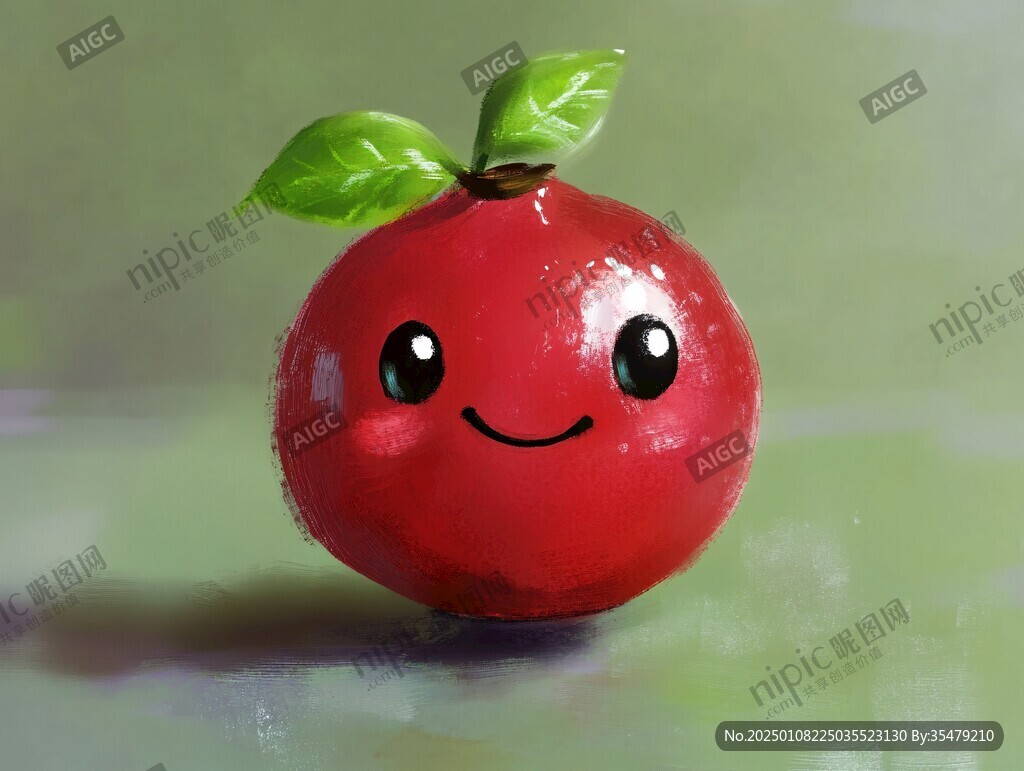 原創(chuàng)卡通小蘋果