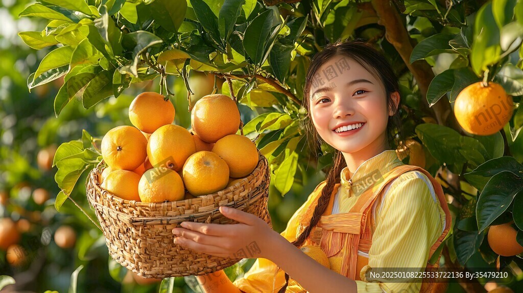 黃桃農(nóng)家女孩