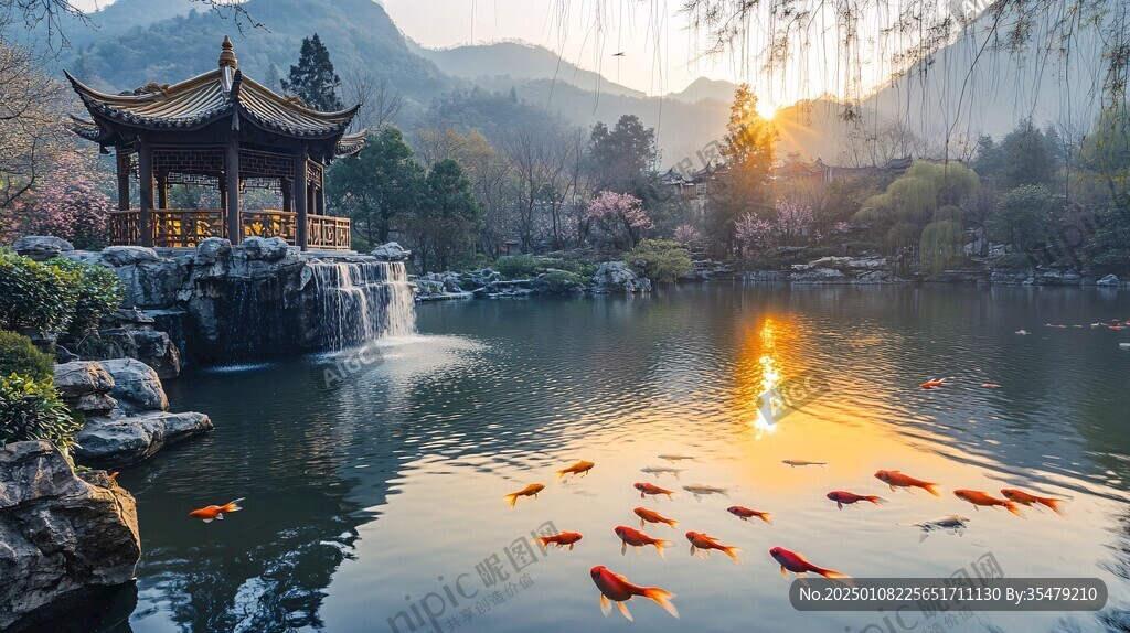 中式魚池