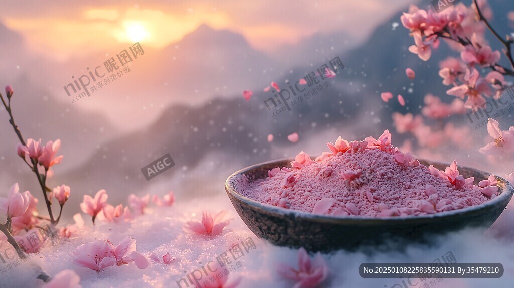 禪意禪境意境桃花