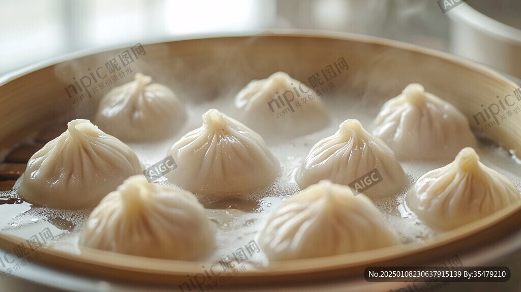 淺底上的蒸包