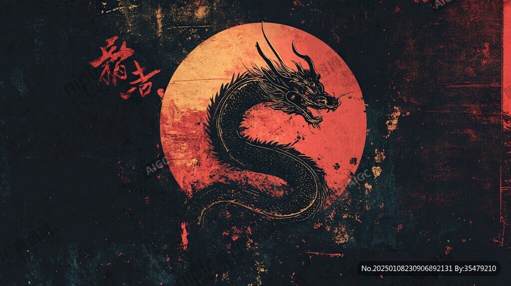 龍字背景圖