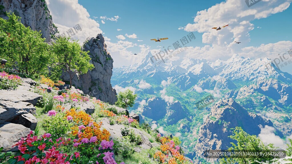 花開山峰