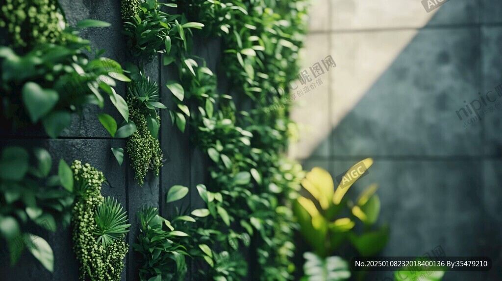 植物意境墻面