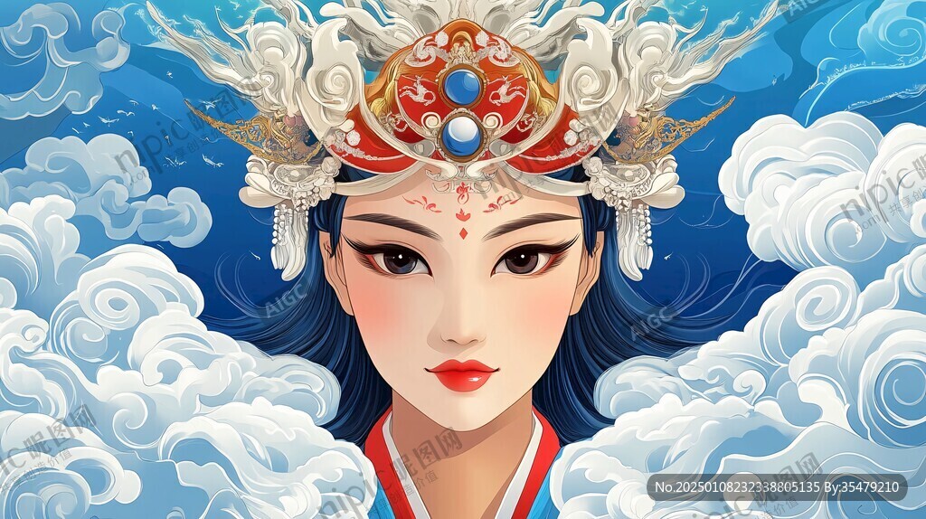 花旦插畫