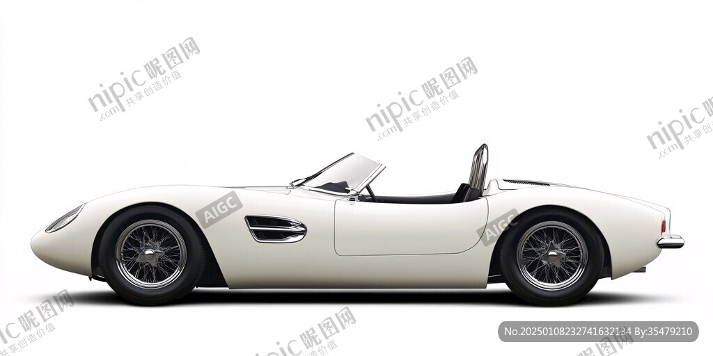 米黃色色跑車