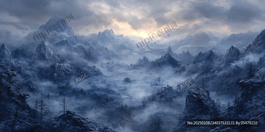 唯美奇幻大山