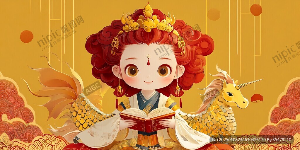 龍年文創插圖
