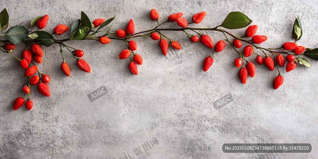 花紅果背景墻
