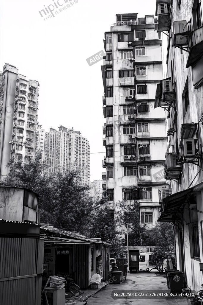 舊小區(qū)建筑