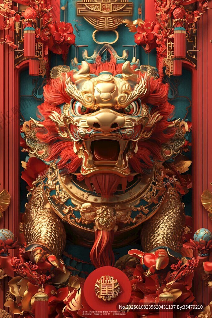 招財貔恘插畫