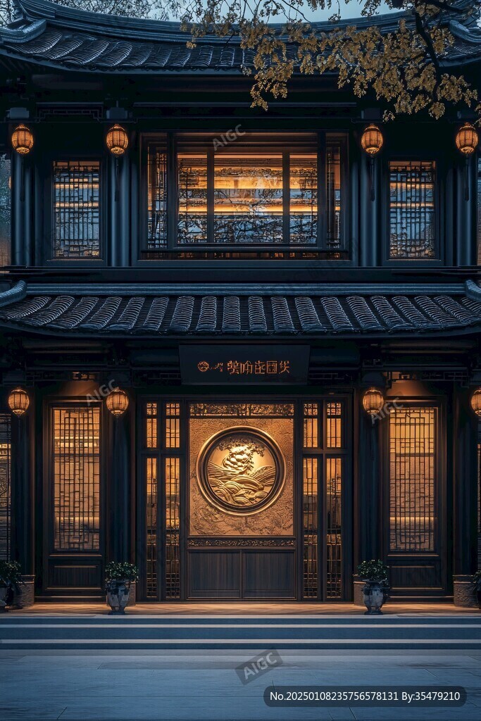 中式銅門設計