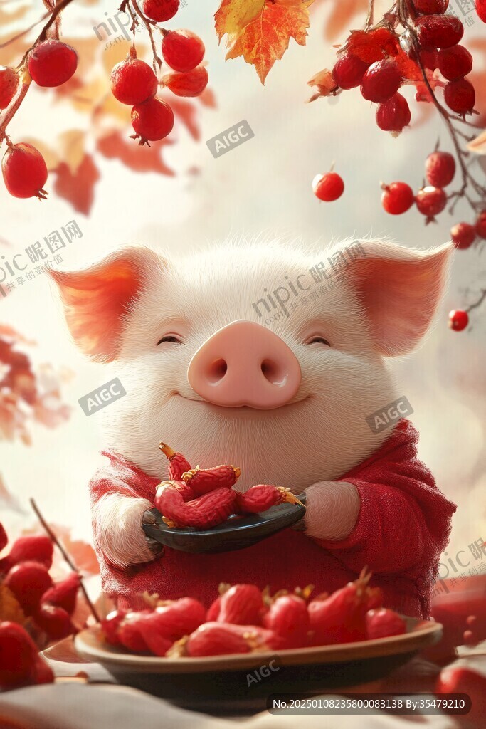 楓葉肉插畫