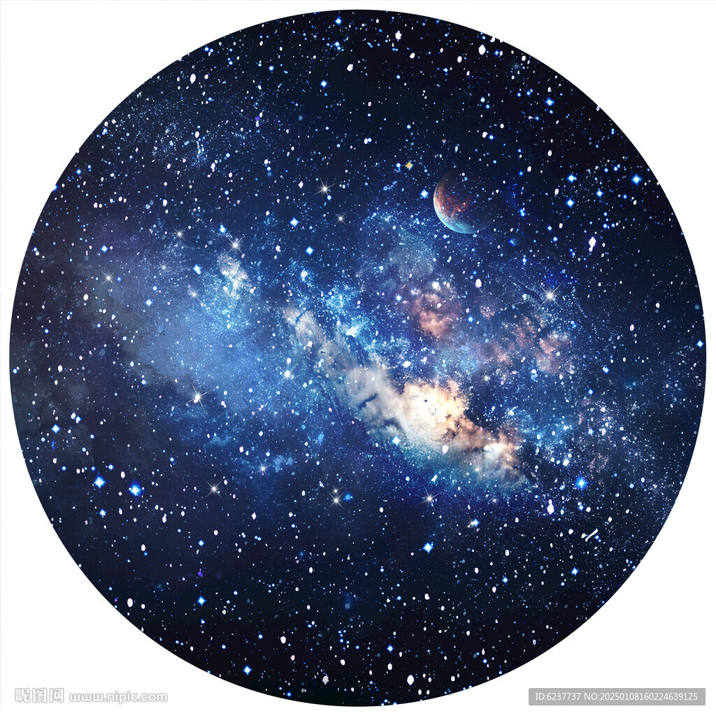 圓形星空吊頂背景