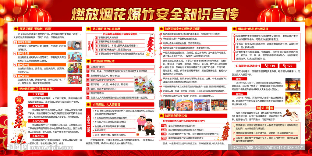 燃放煙花爆竹安全常識