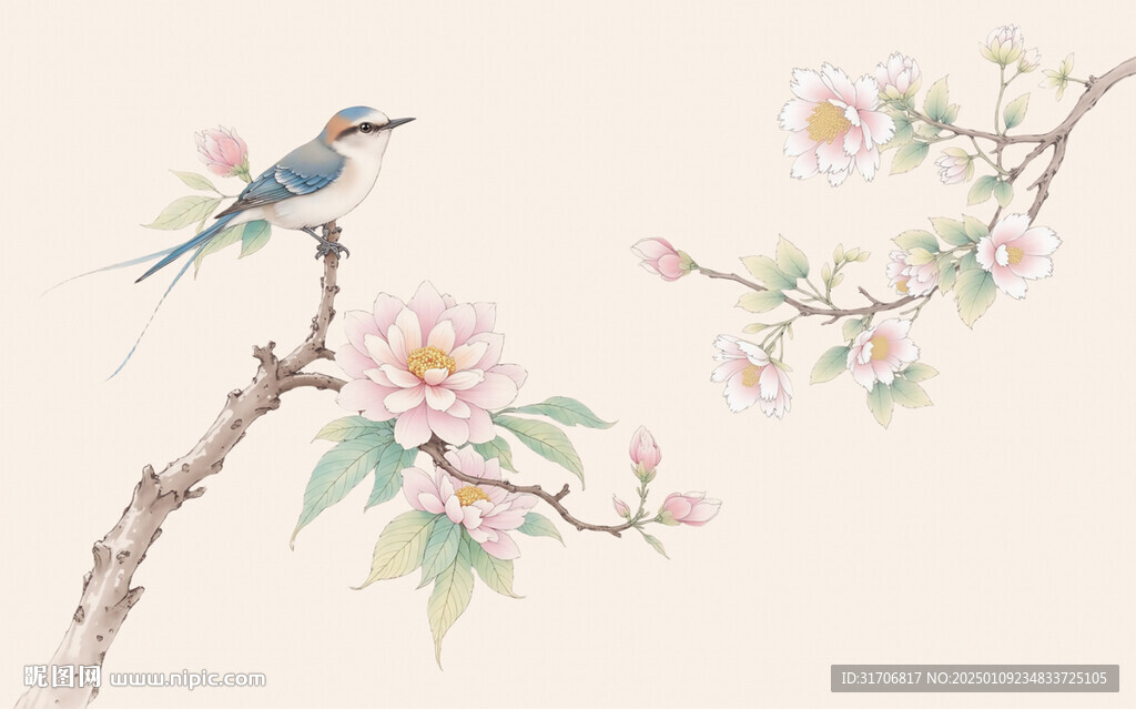 高清工筆花鳥畫