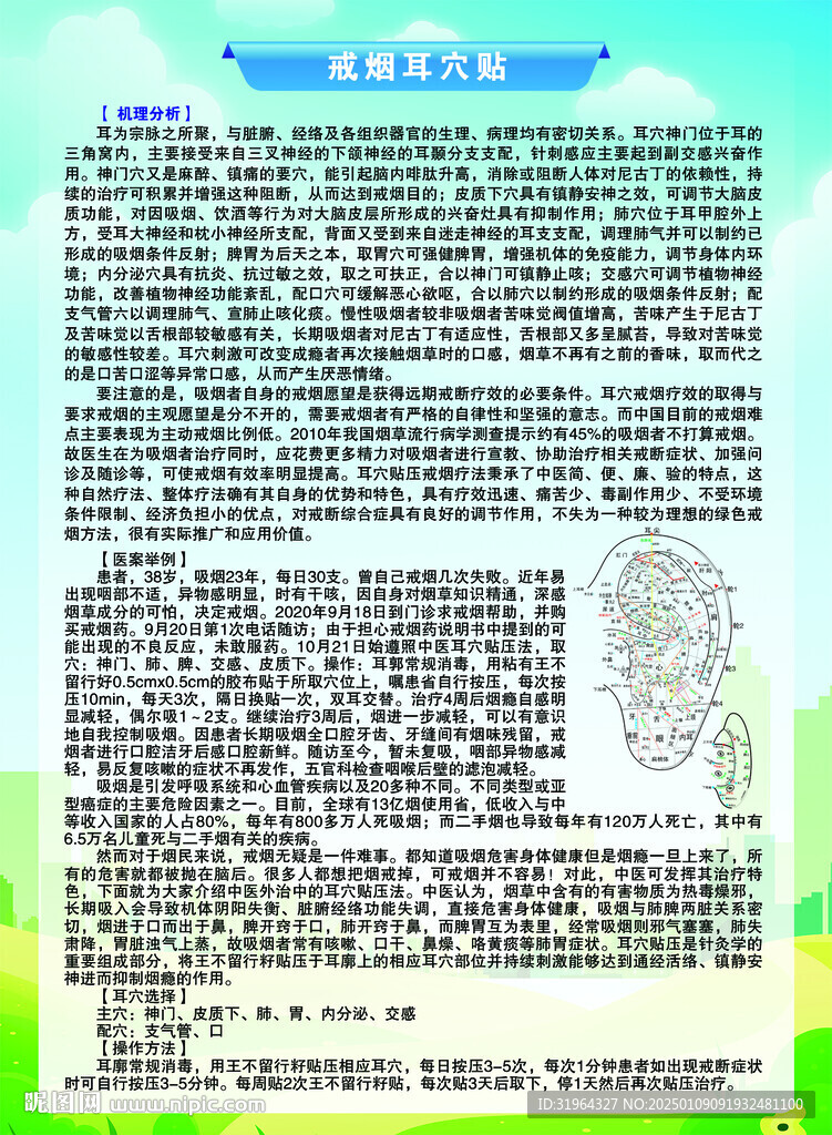 戒煙耳穴貼  