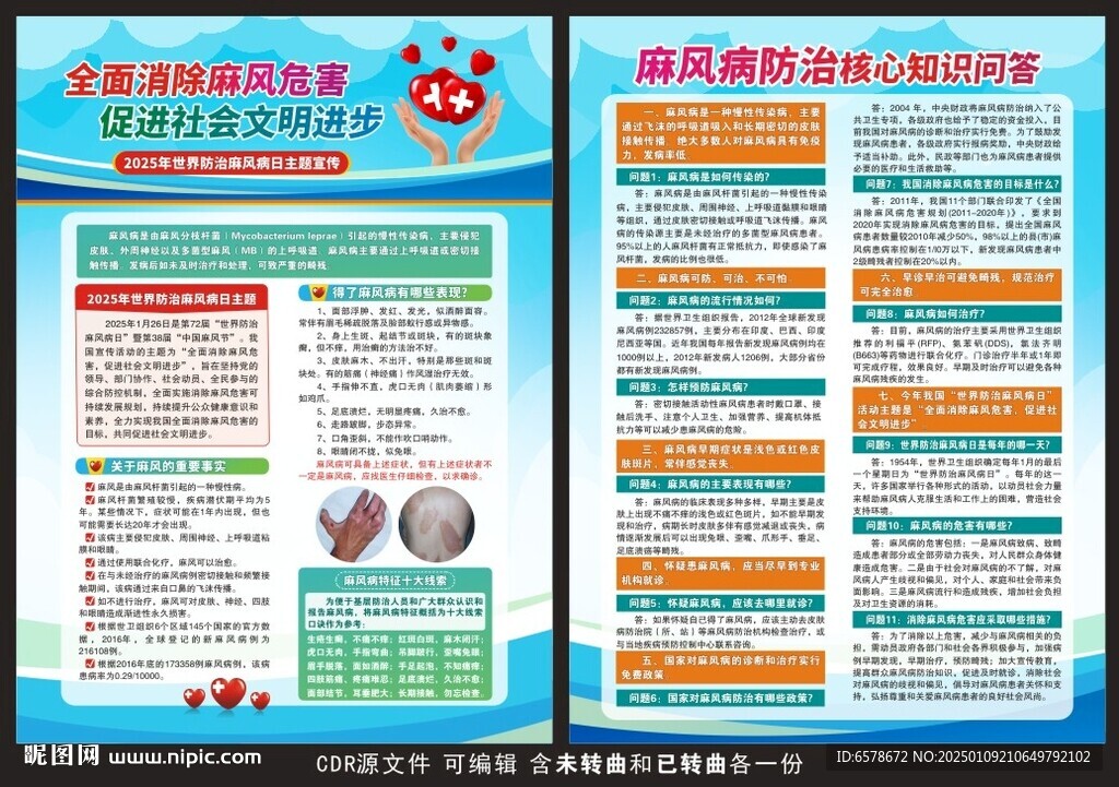 2025世界防治麻風病日宣傳單