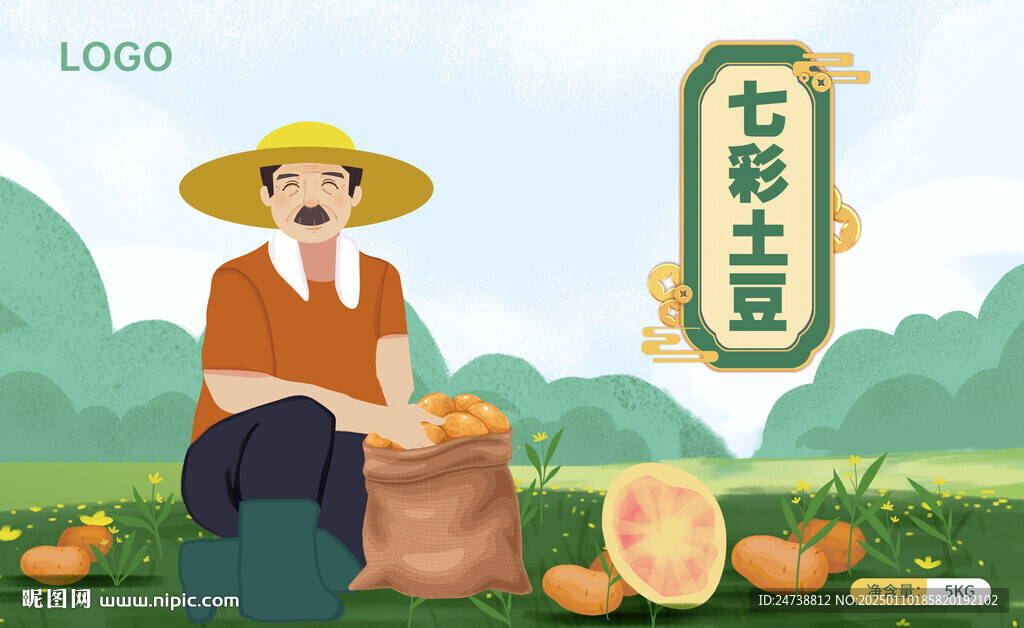 土豆包裝