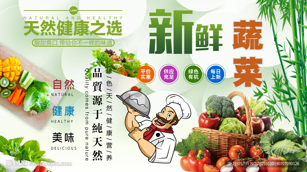 新鮮蔬菜背景墻
