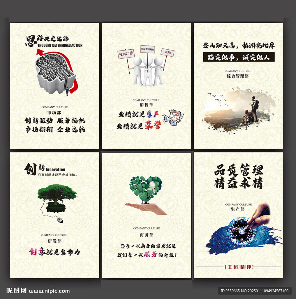 企業(yè)標(biāo)語(yǔ) 部門(mén)文化