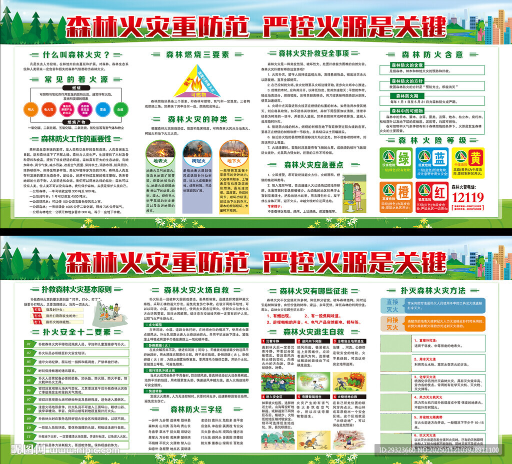 森林防火宣傳欄