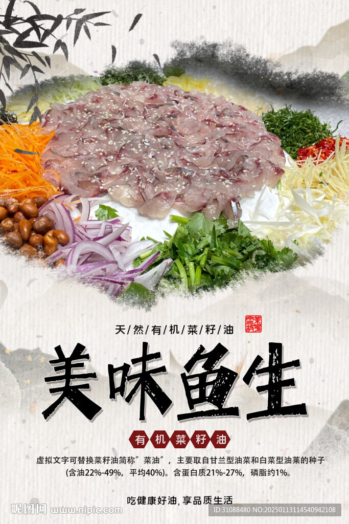 生魚片海報(bào)