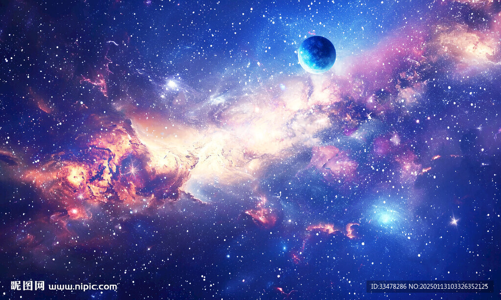 藍色星空天花軟膜