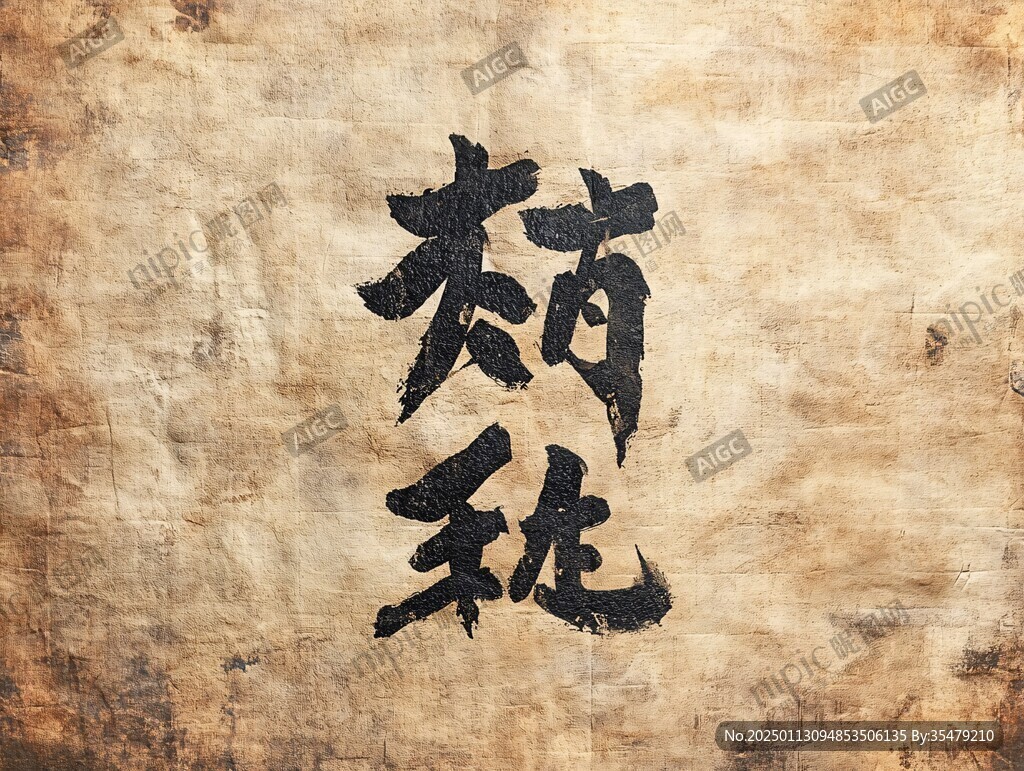 武道主題字