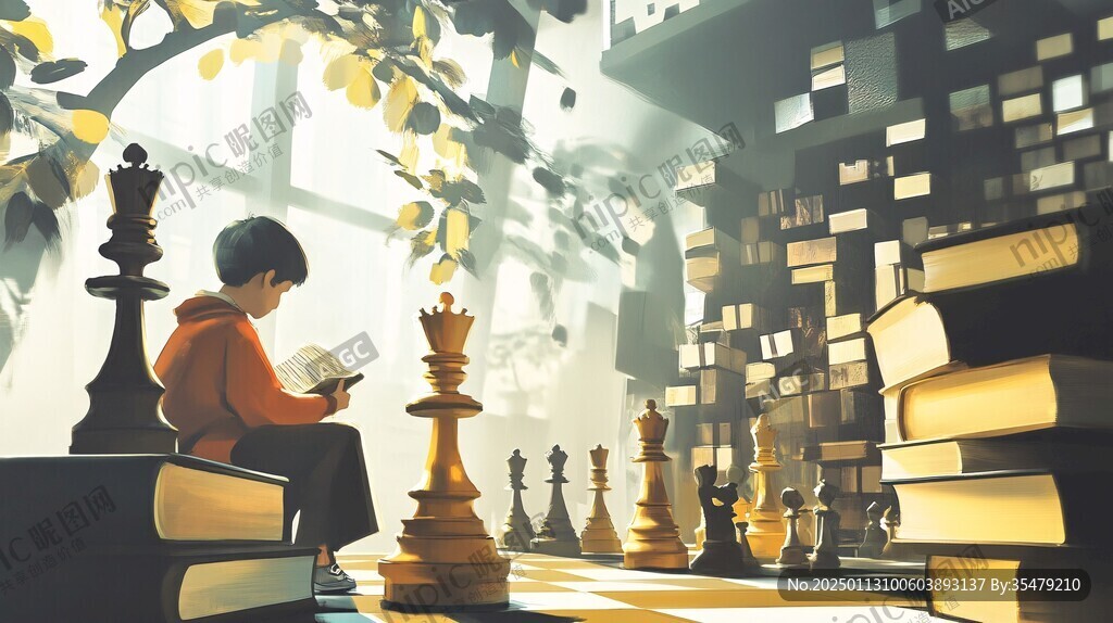 看書(shū)下棋
