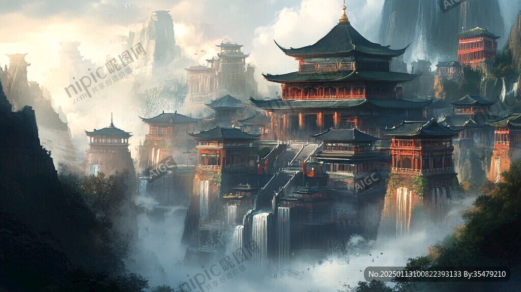 古風(fēng)仙境天上宮闕