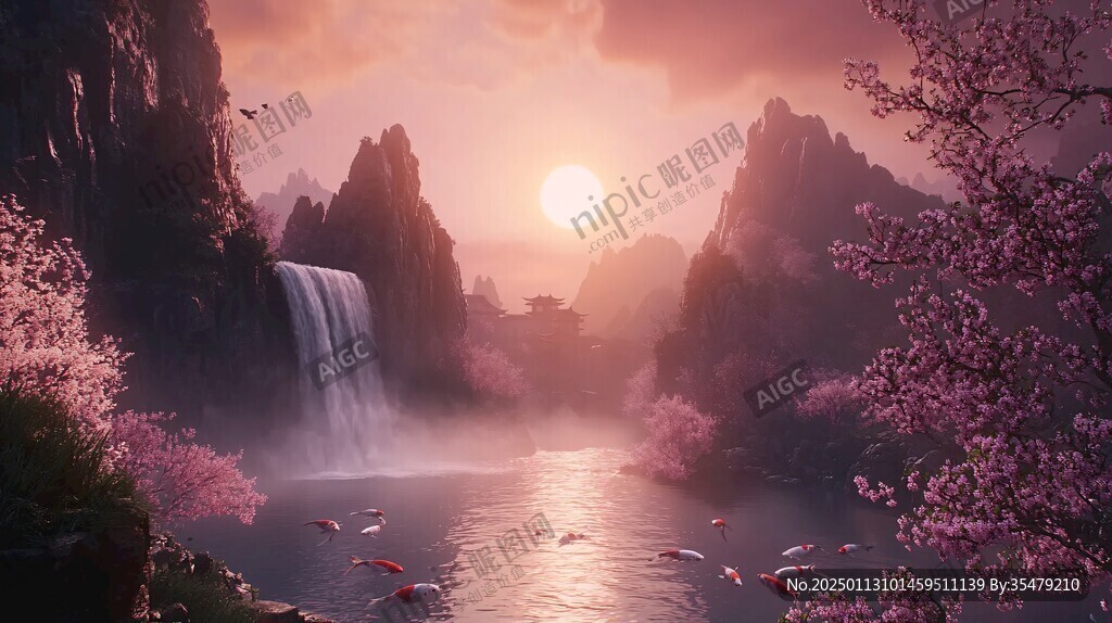 桃花源仙境