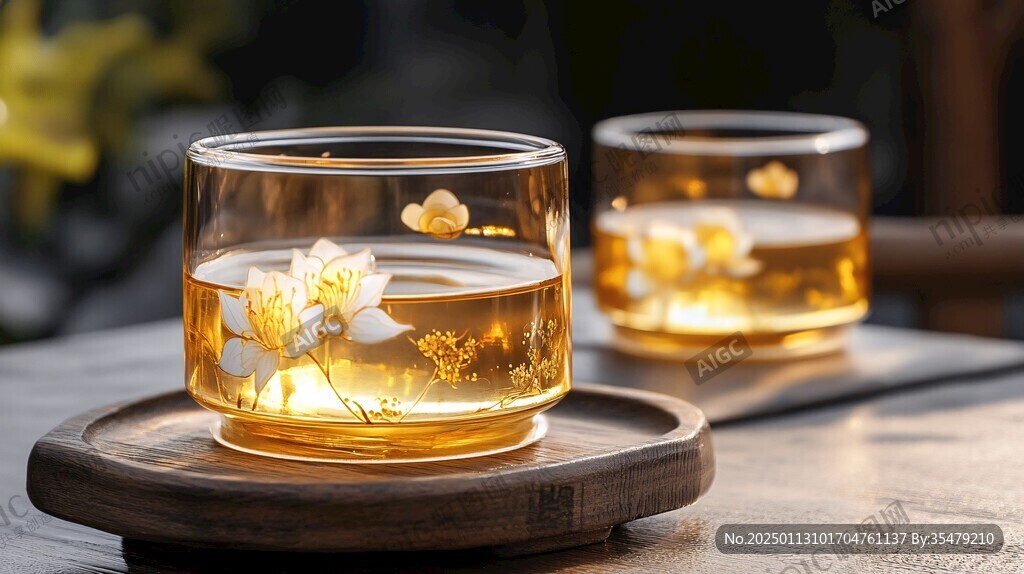 意境連花茶杯