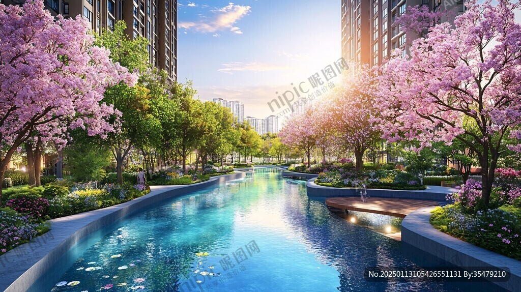 水景房產(chǎn)素材