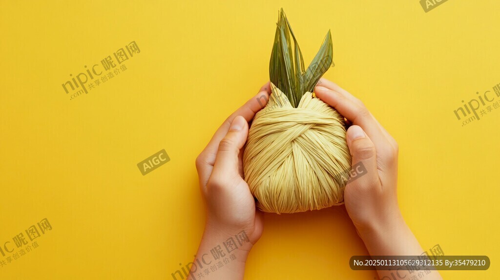 手拿菠蘿汁