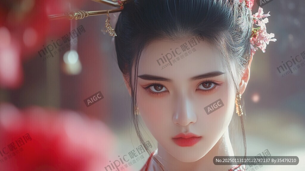 古典美女壁紙
