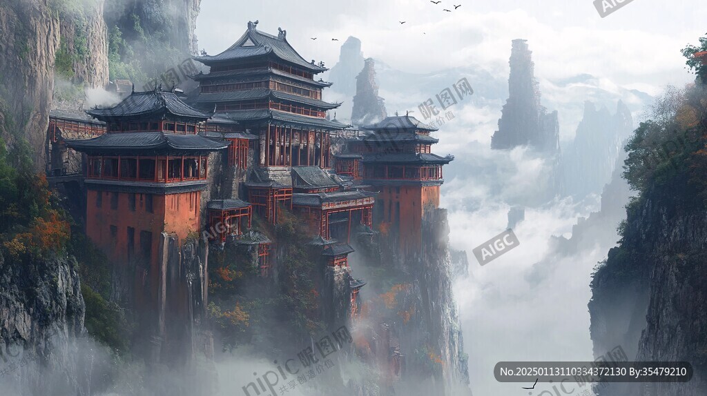 古風仙境天上宮闕
