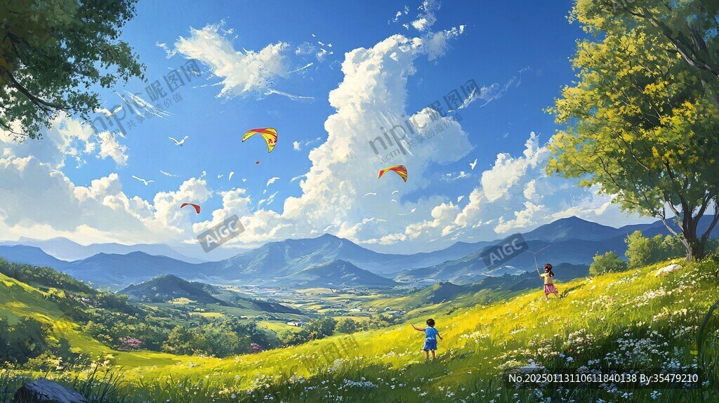 戶外場景插畫