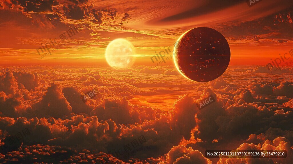 橙色的星球