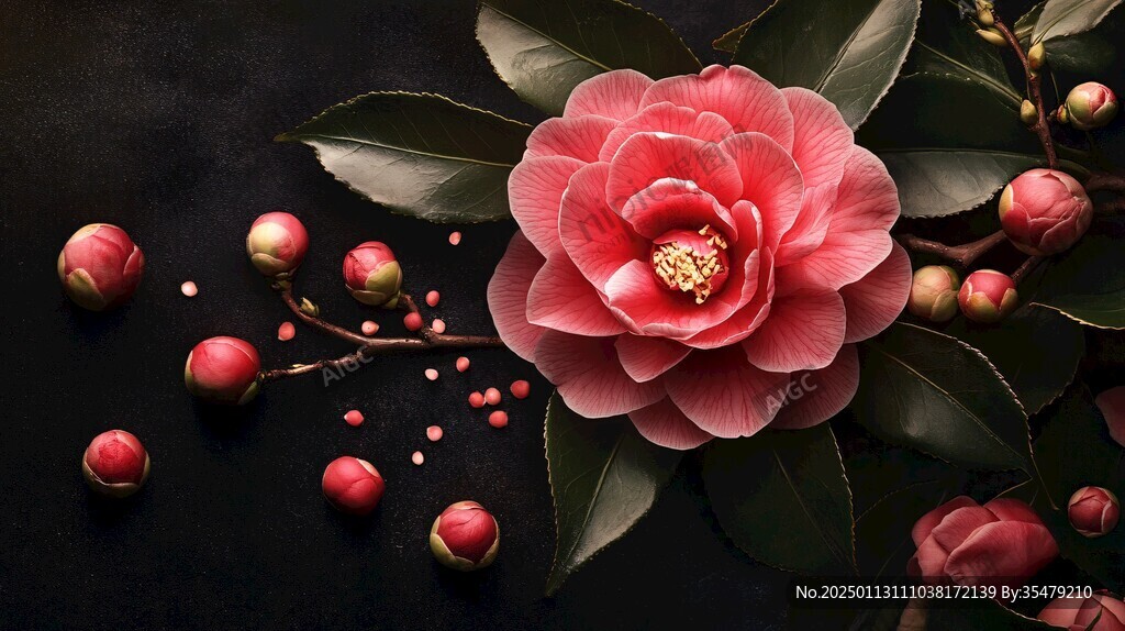 山茶花壁紙